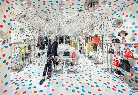 louis vuitton shop window with art work by yayoi kusama|louis vuitton official website uk.